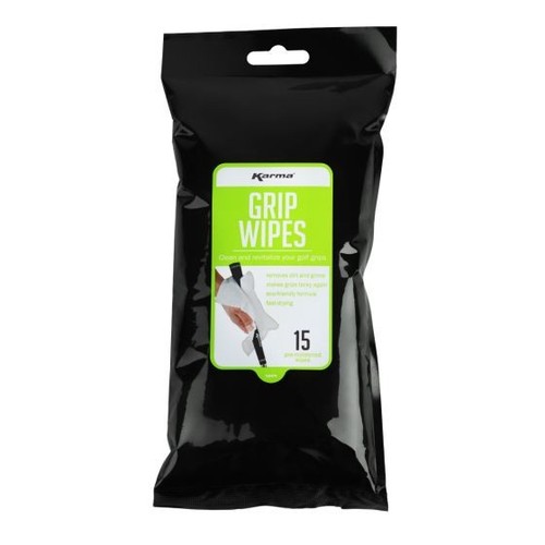 Karma golf grip cleaning wipes - golf,
