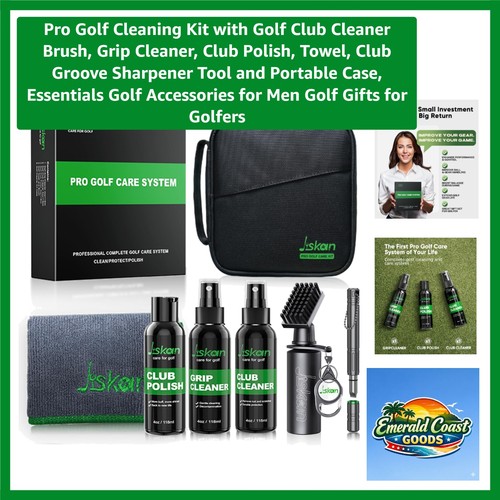 Professional golf cleaning kit - golf,